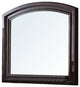 Benzara BM232902 Wooden Mirror With Raised Frame and Molded Details, Brown