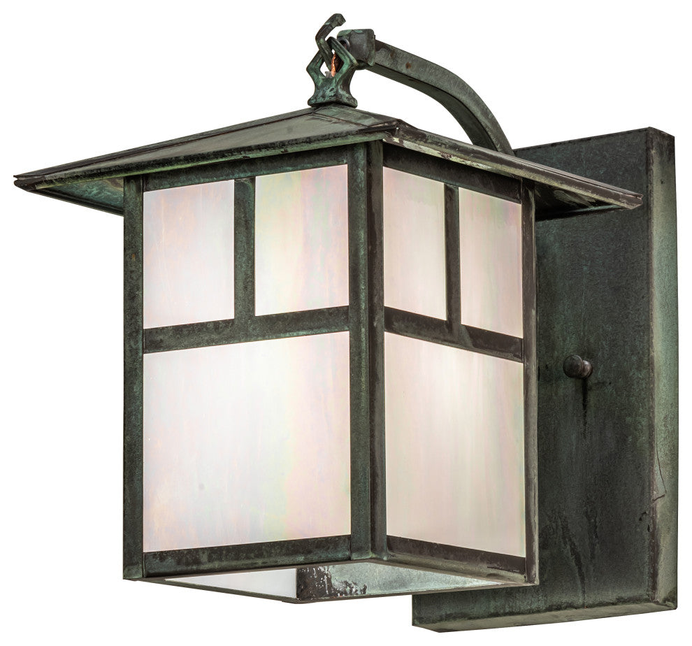 9 Wide Seneca T Mission Curved Arm Wall Sconce