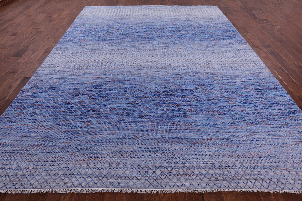 Savannah Grass Hand-Knotted Wool Rug 9' 1" X 12' 1" - Q13226