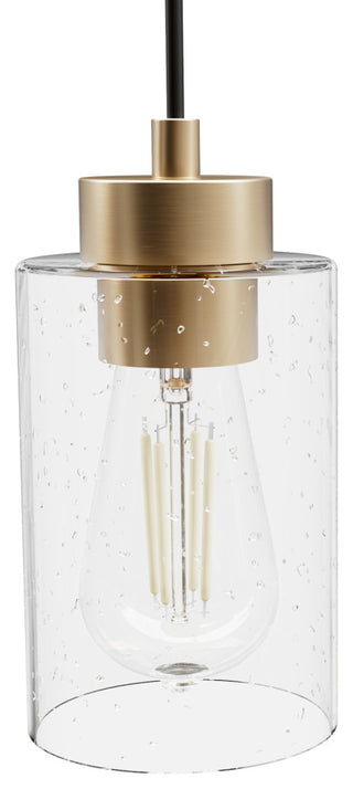 Hartland Alturas Gold With Seeded Glass 3 Light Cluster Ceiling