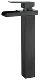 Oviedo Single Handle Bathroom Vanity Faucet, Black