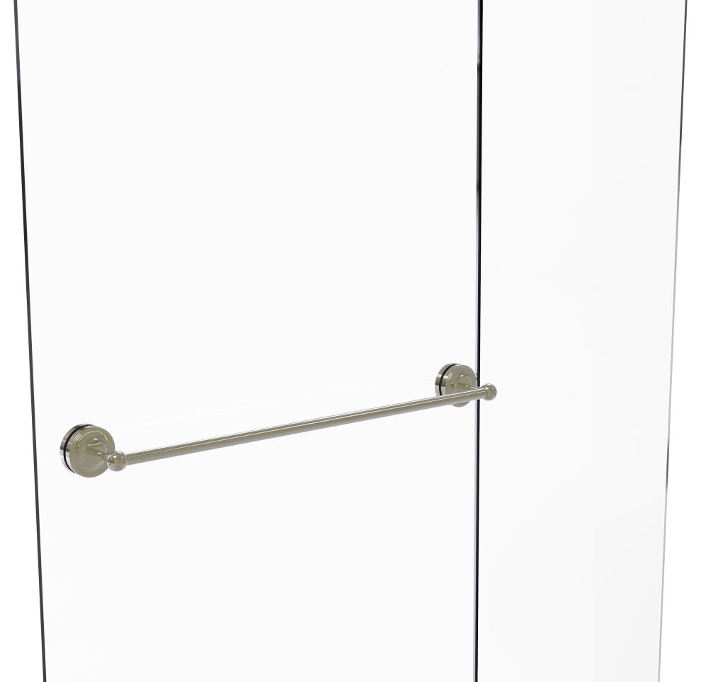 Prestige Regal 30" Shower Door Towel Bar, Polished Nickel