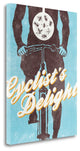 "Cyclists Delight" By Hannes Beer, Giclee Print on Gallery Wrap Canvas