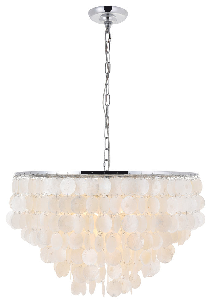 Chrome Finish 6-Light Pendant