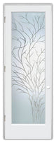 Interior Prehung Door or Interior Slab Door - Wispy Tree - Primed - 30" x...