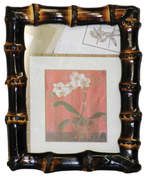 Burnt Bamboo Root Picture Frame, 11"x14"