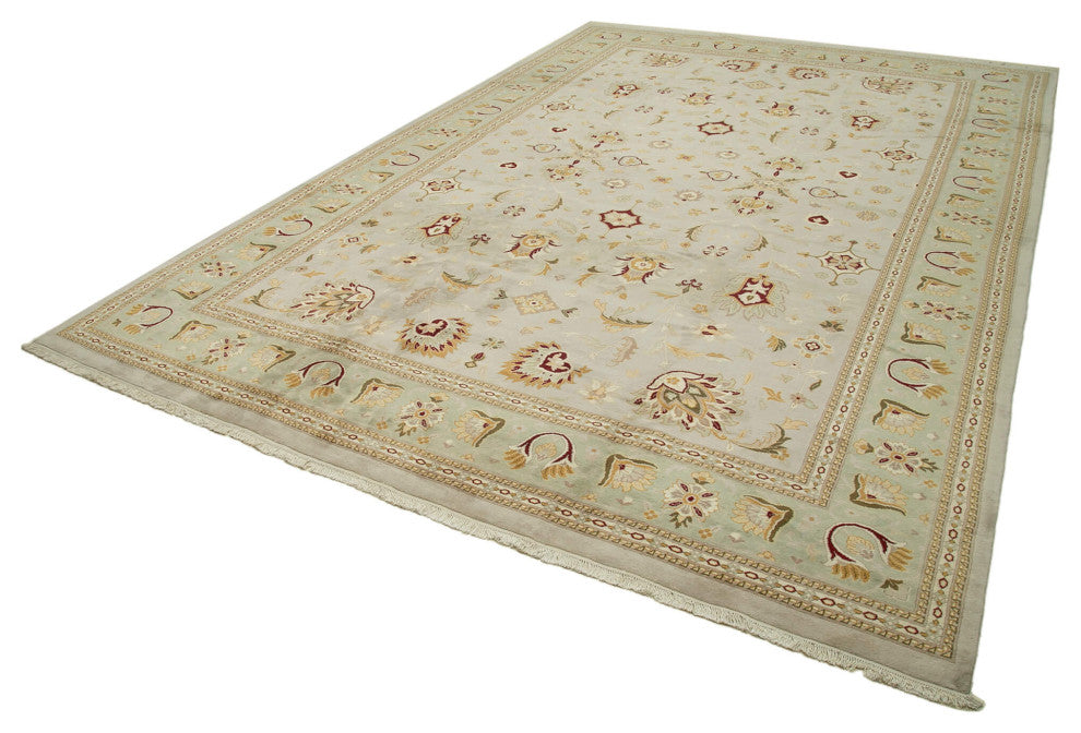 Rug N Carpet - Hand-Knotted Oriental 12' 2" x 18' 1" Oversize Oushak Area Rug