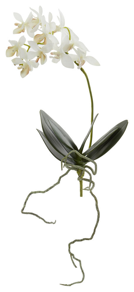 13" Mini Orchid Phalaenopsis Artificial Flower, Set of 6