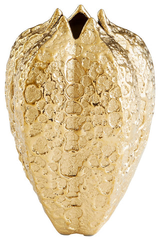 Pores Vase, Gold Medium