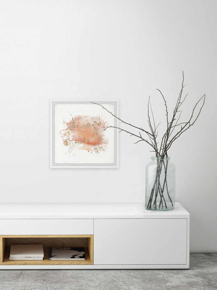 "The Invisible Approach" Framed Painting Print, 32x32