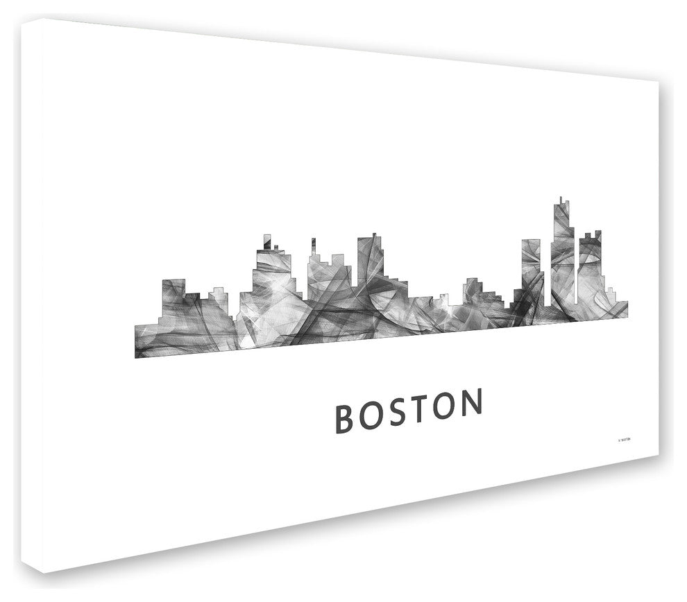 'Boston Mas Skyline' Canvas Art, 24x16