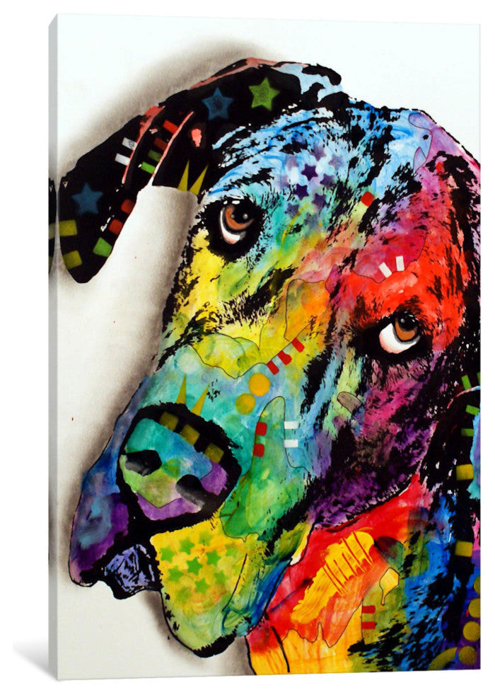"Tilted Dane Gallery" by Dean Russo, 26x18x1.5"