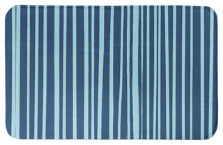 Blue Stripes 24x17 Bath Mat