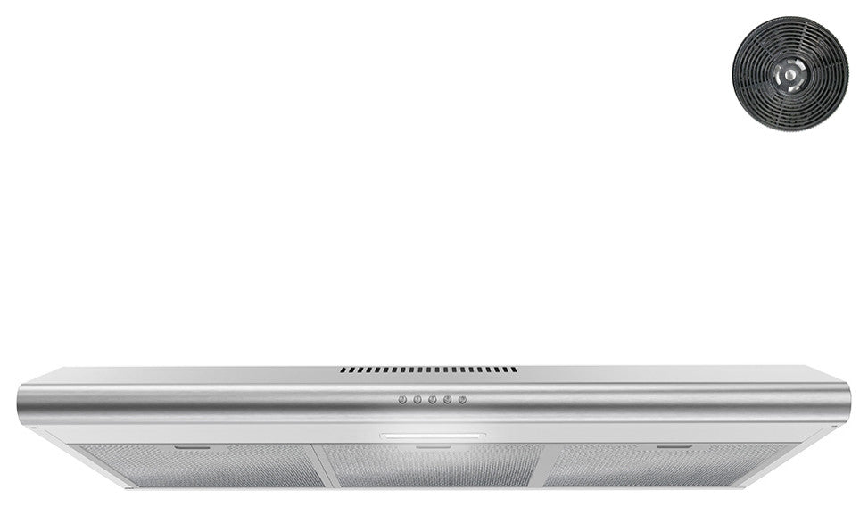 Streamline 36" Amendola Convertible Undermount Range Hood, Stainless Steel