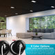 Double Head Adjustable LED Recessed Light 24W 5 Color Options 1400 Lumens