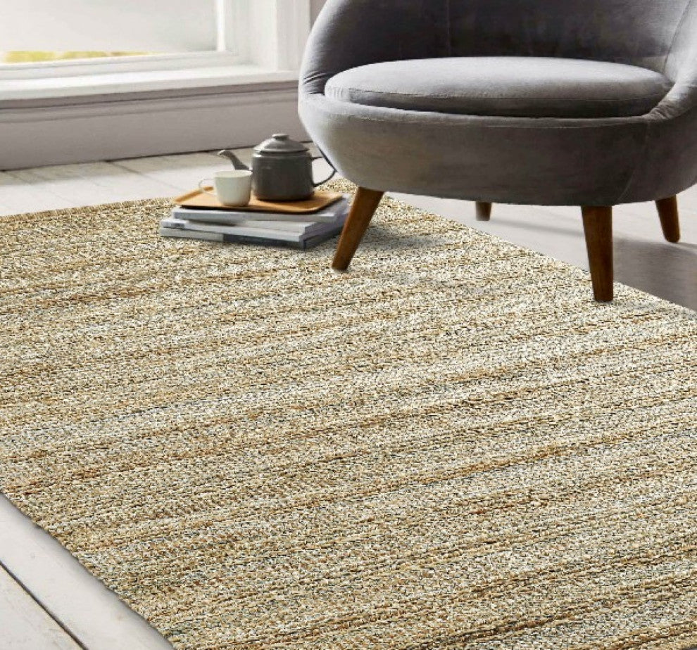 8' X 10' Natural Hand Woven Area Rug