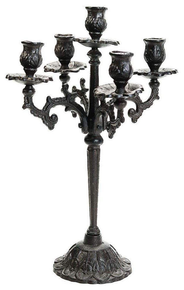 Heavy Duty Cast Iron Candlestick Holders