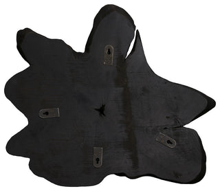 Teak Slice Wall Art, Large, Black