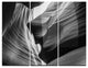 "Lower Antelope Canyon" Photo Metal Wall Art, 3 Panels, 36"x28"