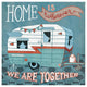 "Adventure Love Camper" Digital Paper Print by Mary Urban, 20"x20"