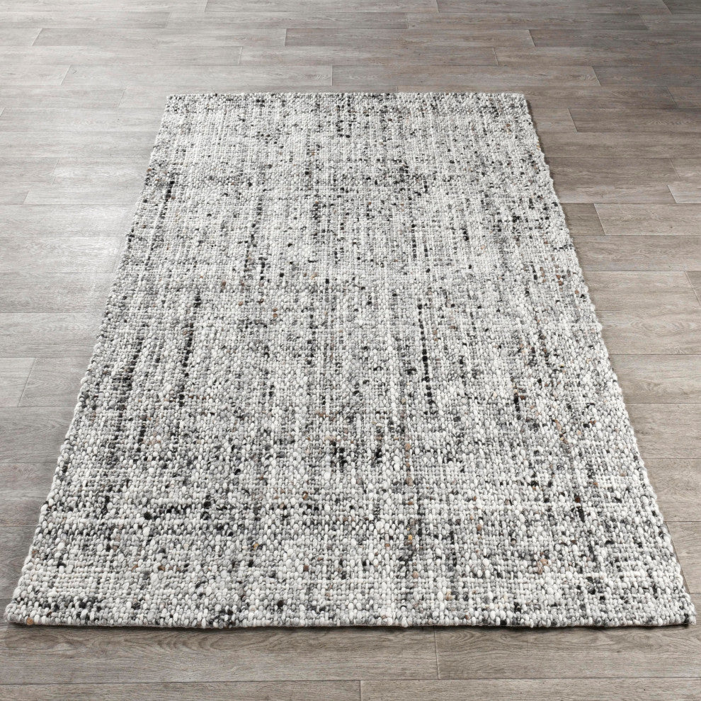 Lynwood Wool Area Rug by Kosas Home, Gray, 9x12
