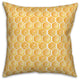 Painted Honeycomb 18x18 Spun Poly Pillow