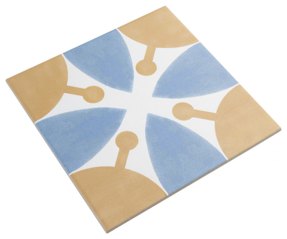 Revival Ceramic Floor and Wall Tile, Leaf