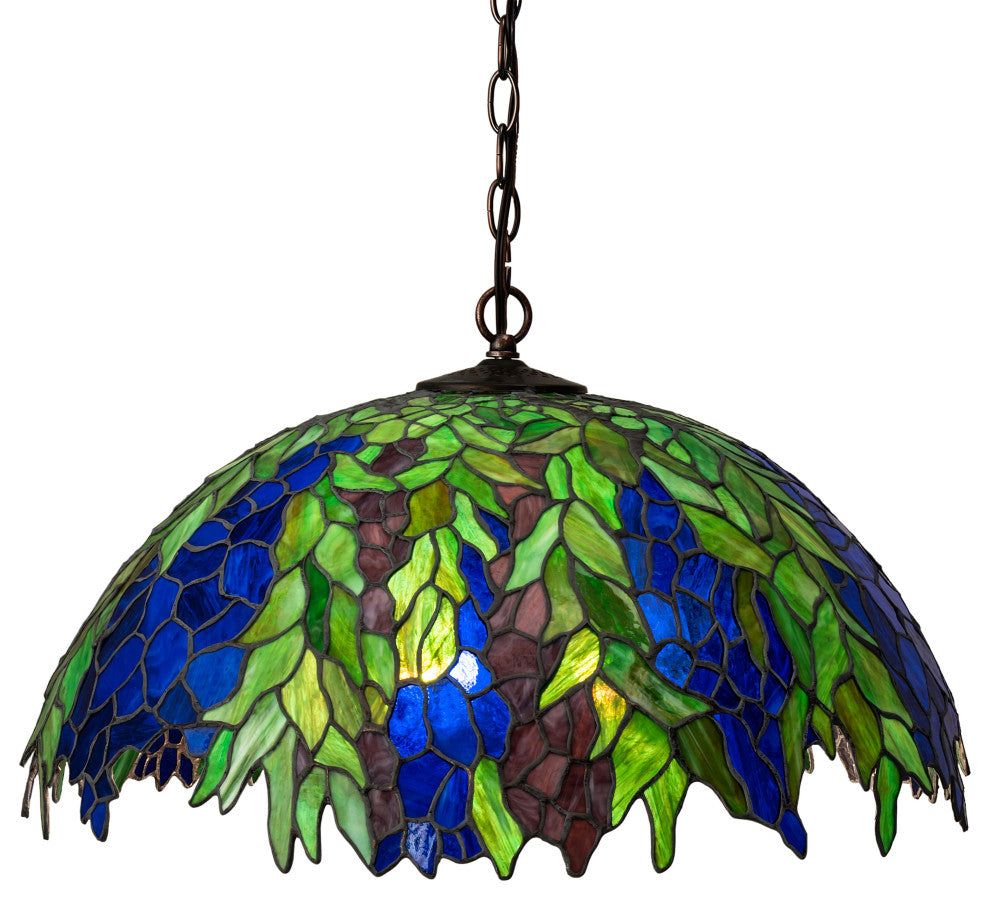 22 Wide Tiffany Honey Locust Pendant