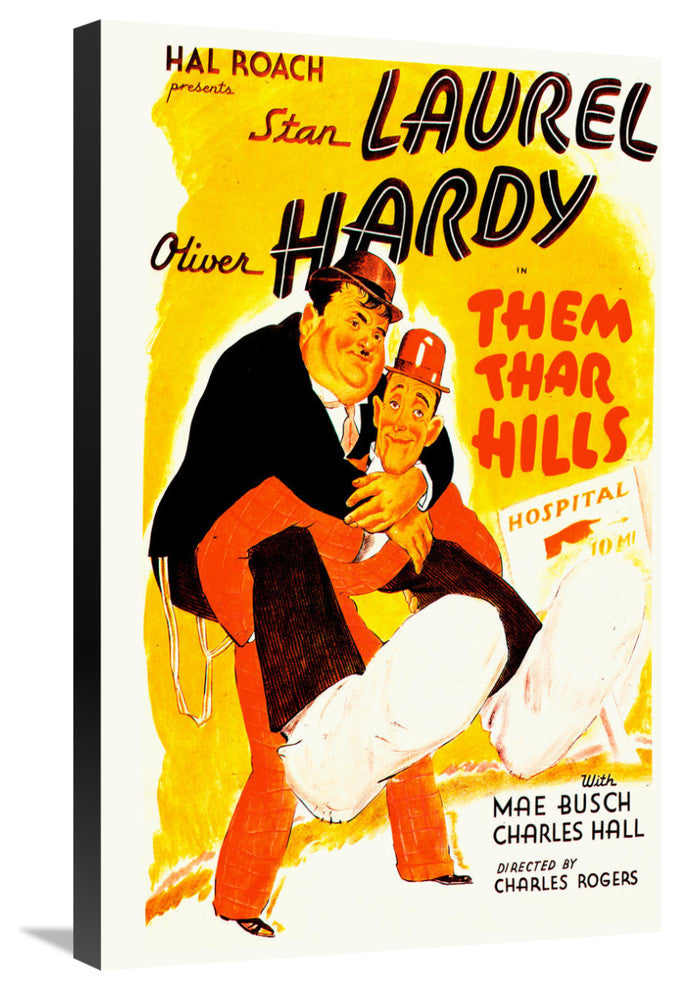 Laurel and Hardy, Them Thar Hills, 1934, 20x30