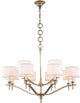 Elegant Lighting Segovia Collection Chandelier, Burnished Brass