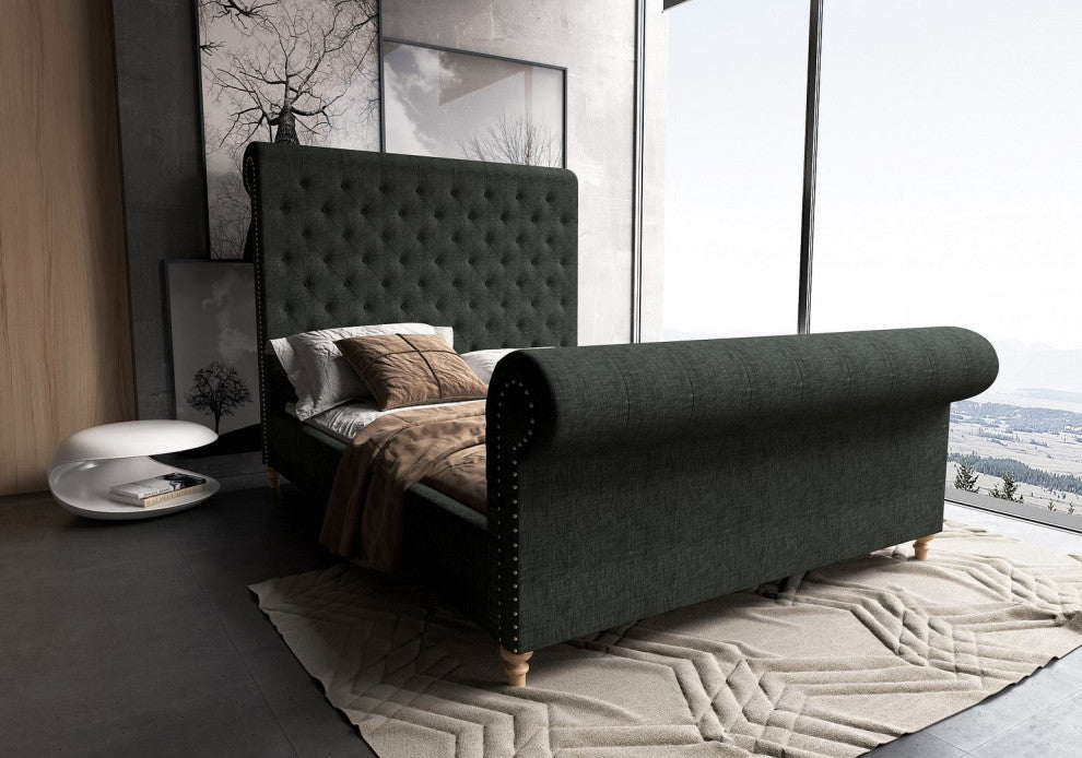 Manhattan Comfort Empire Queen Bed