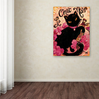 Natasha Wescoat 'Le Chat Noir' Canvas Art, 24x32