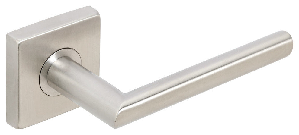 Stockholm Lever, Tubular Passage, Satin Stainless Steel, 2-3/4" Backset