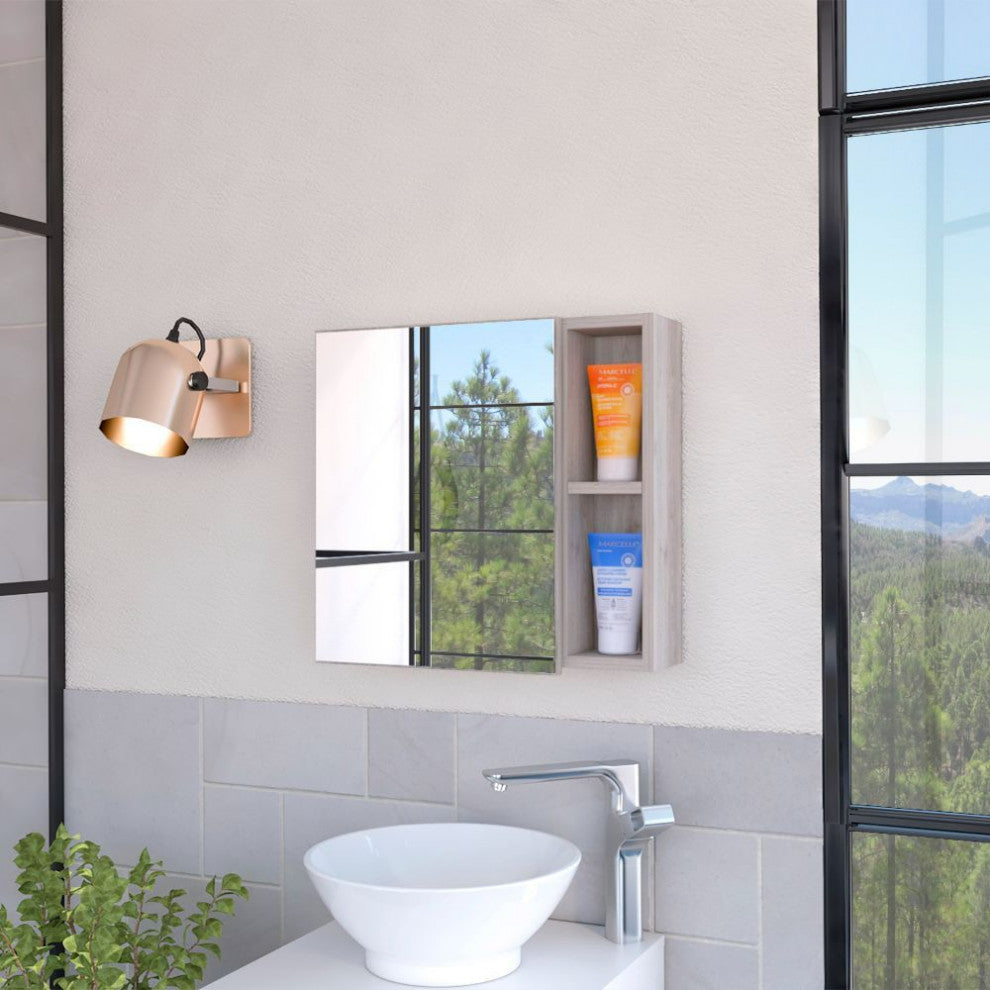 Medicine Cabinet Viking, Bathroom, Light Gray