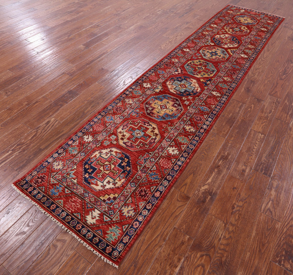 2' 9" X 12' 6" Bokhara Handmade Runner Rug Q10893