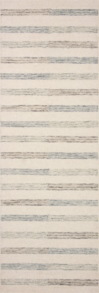 Chris Loves Julia x Loloi Chris Ivory / Slate 7'-9" x 9'-9" Area Rug