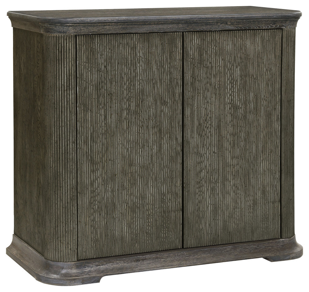 Reeded 2 Door Accent Chest with Shelves by Pulaski Furniture