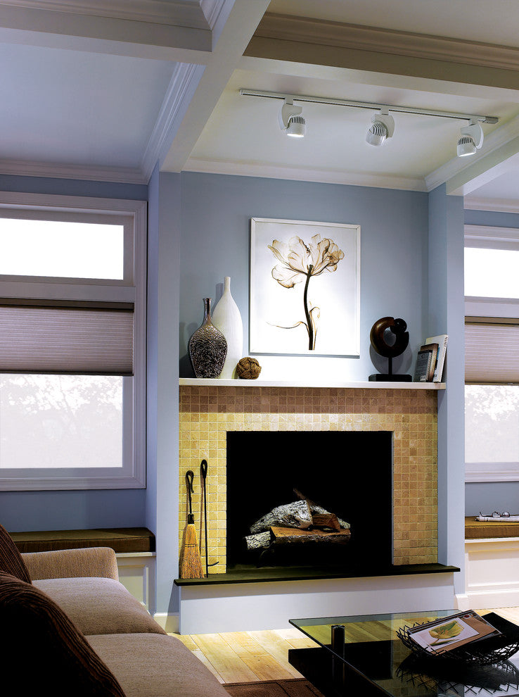 WAC Lighting J Track 6' Single Circuit 120V with 2 Endcaps in White