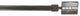 Extendable Curtain Rod Set 49 to 82 L -Diam
