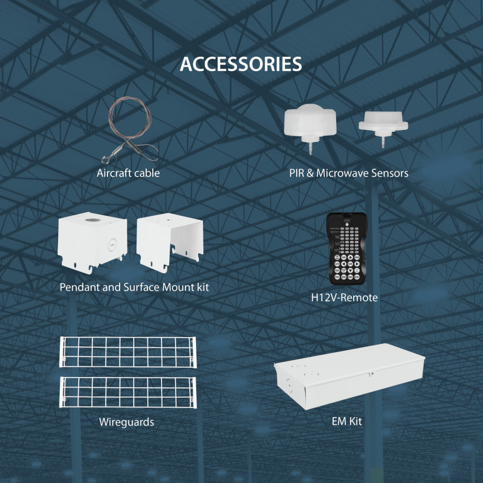 HML1 150-Watt Linear LED High Bay, 4000K