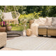 Orly Stripe Indoor/Outdoor Rug Natural 3'3"x4'11"