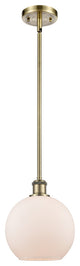 Innovations Lighting 516-1S-AB-G121-8-LED Athens 1 Light 8" Mini Pendant