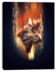 Large Falcon in Flight, Animal Canvas Wall Art, 28"x60"