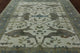 Turkish Oushak Hand-Knotted Ivory Oriental Wool Rug, 8'x10'
