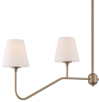 Keenan 4 Light Chandelier in Vibrant Gold