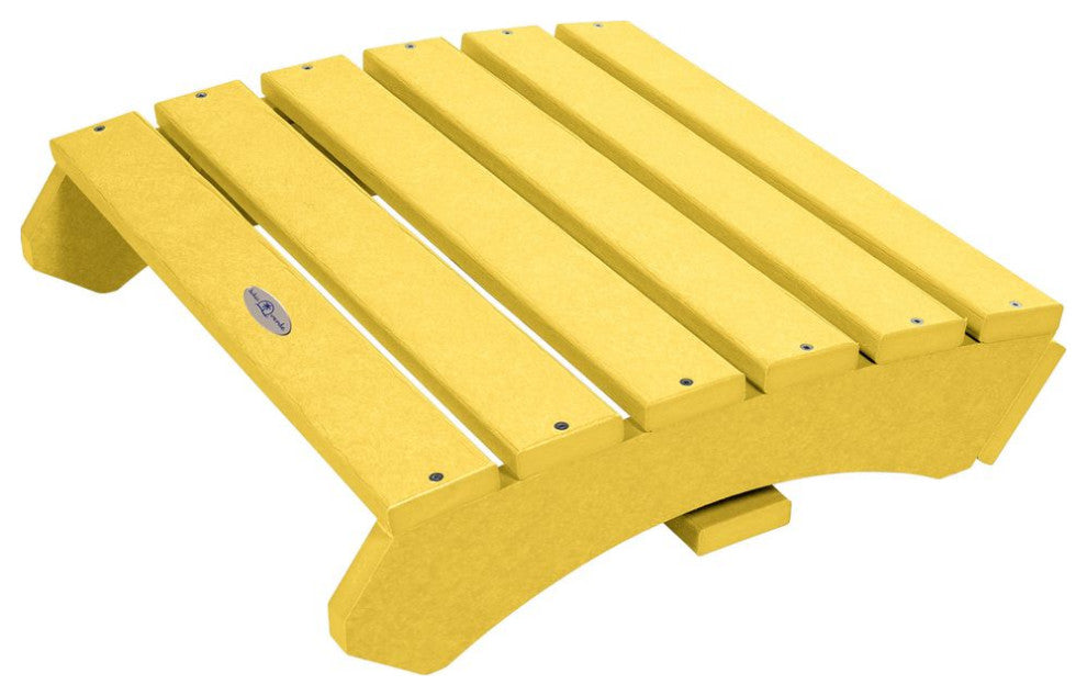 Folding Adirondack Ottoman, Sunbeam Yellow