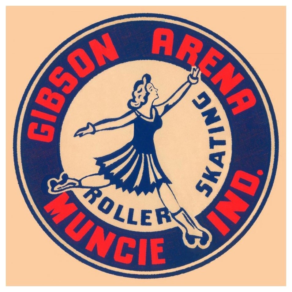 "Gibson Arena Roller Skating" Digital Paper Print by Retrorollers, 24"x24"