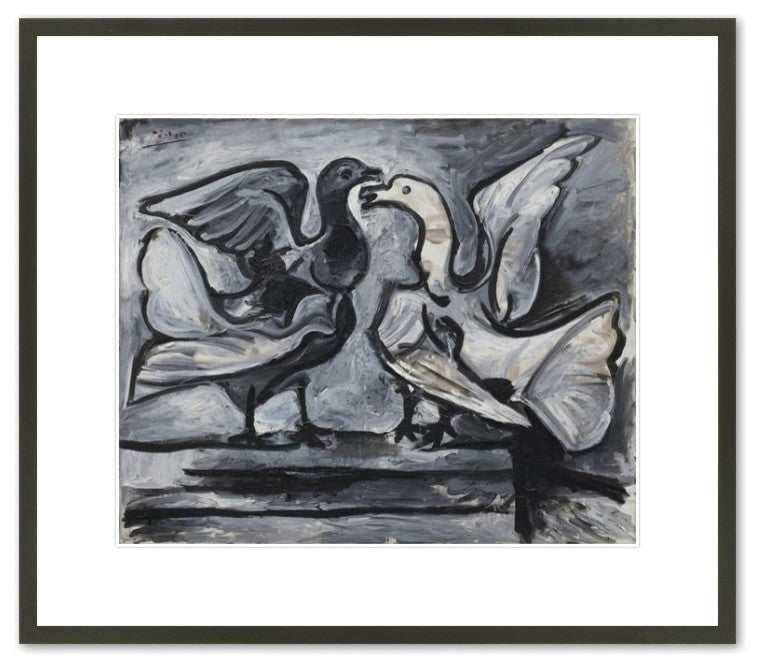 Two Doves with Wings Spread (Deux pigeons aux ailes d'ploy'es), March 16-19, 196