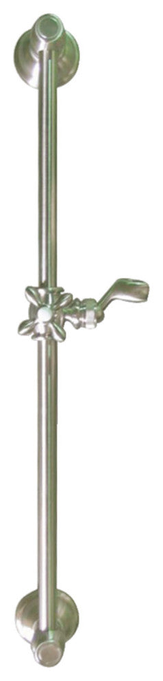 Showerscape Shower Slide Bar, Brushed Nickel