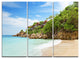 "Resorts on the Rock" Canvas Wall Art, 3 Panels, 36"x28"